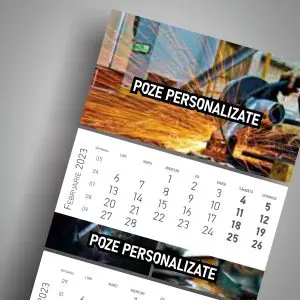 CALENDARE PERSONALIZATE GRAFICA CLIENT CALENDARE TRIPTICE LOGO CAPAC PERSONALIZAT GLOBAL PRINT